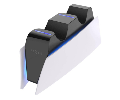 Uchwyt/podstawka do konsoli FIXED Dual Charger Stand do PS5 controller, black and white